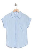 Pinstripe Woven Top