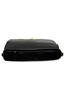 Belted Flap Top Handle Crossbody Bag