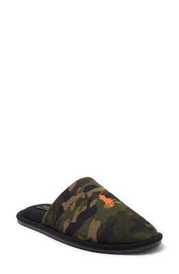 Klarence Camo Print Scuff Slipper