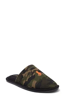 Klarence Camo Print Scuff Slipper