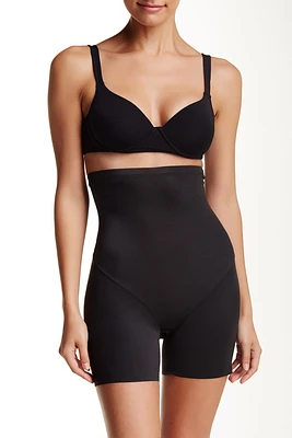 High-Waist Mid-Thigh Shaping Shorts
