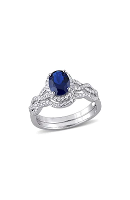 Sterling Silver Oval CZ Ring