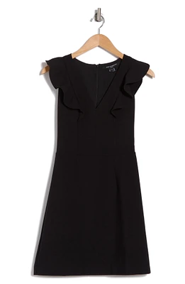 Whisper Ruffle Cap Sleeve A-Line Minidress
