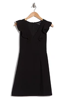 Whisper Ruffle Cap Sleeve A-Line Minidress