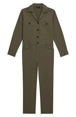 JS Patto Long Sleeve Stretch Cotton Jumpsuit