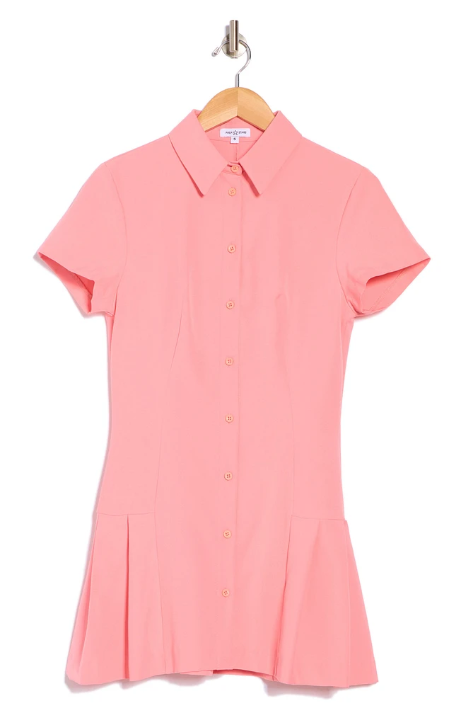 Jillie Pleated Shirtdress