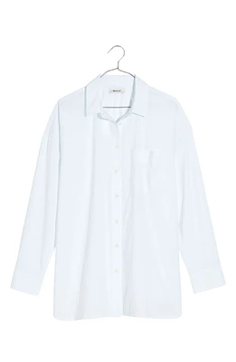 The Plus Signature Poplin Oversize Button-Up Shirt