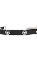 Ribbed Buckle & Keeper Belt