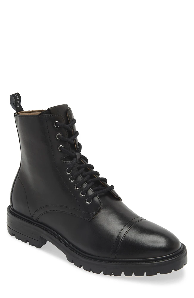 Piero Cap Toe Combat Boot