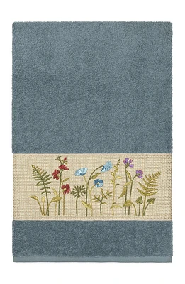 Serenity Embellished Bath Towel - Teal