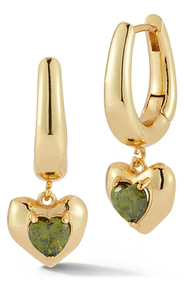 Heart Hoop Earrings