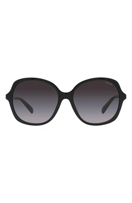 55mm Gradient Square Sunglasses