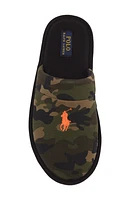 Klarence Camo Print Scuff Slipper