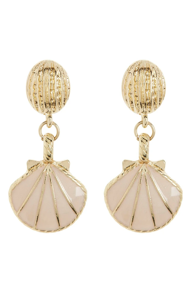 Inaya Shell Drop Earrings