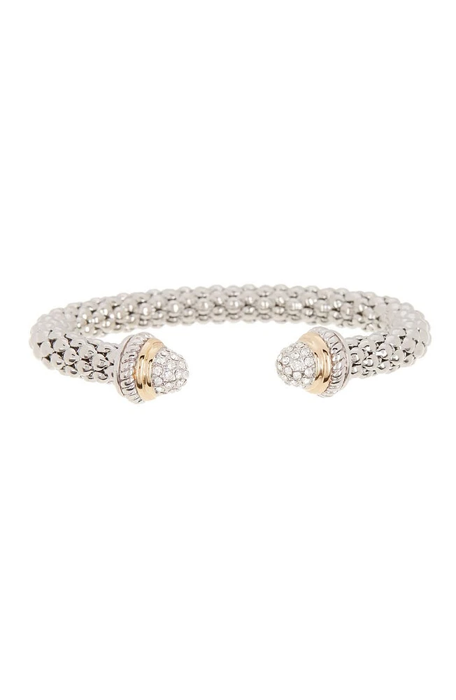 CZ Mesh Cuff Bangle
