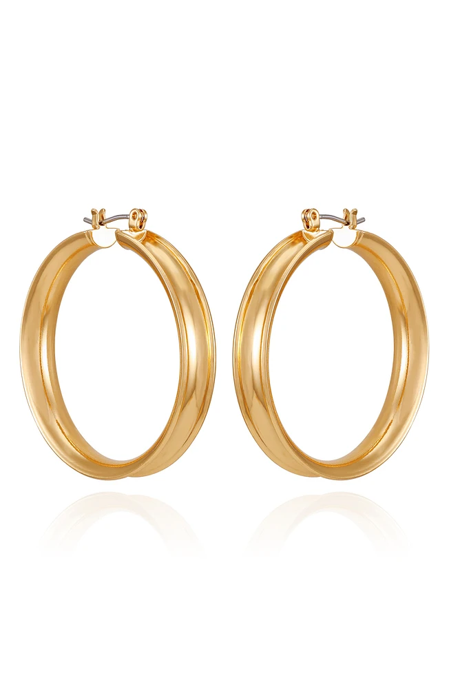 Textured Hoop Earrings