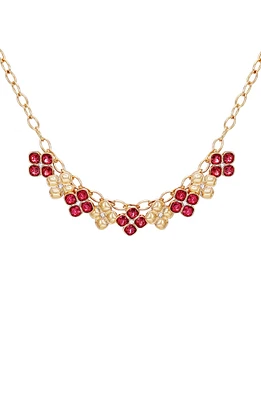 Crystal Cluster Statement Necklace