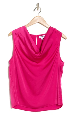 Sleeveless Cowl Neck Blouse