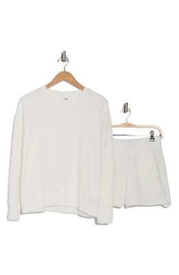 Fleece Sweatshirt & Shorts Set