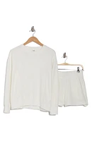 Fleece Sweatshirt & Shorts Set
