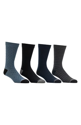 Pack of 4 Mixed Crew Socks