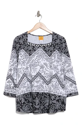 Floral Knit Tunic