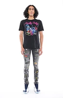 Punk Ripped Stretch Super Skinny Jeans