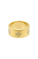 Cubic Zirconia Clover Band Ring