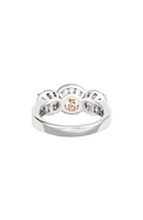 Sterling Silver Three Stone CZ Ring