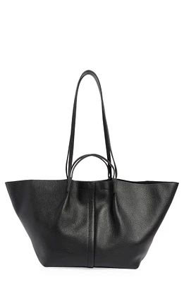 Odette East/West Leather Tote Bag