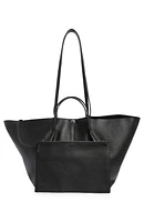 Odette East/West Leather Tote Bag