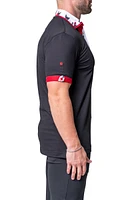 Mozartsoliddog Black Jersey Polo