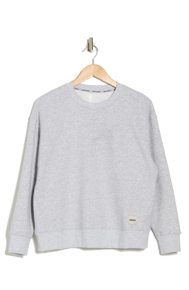 Logo Patch Fleece Sweatshirt