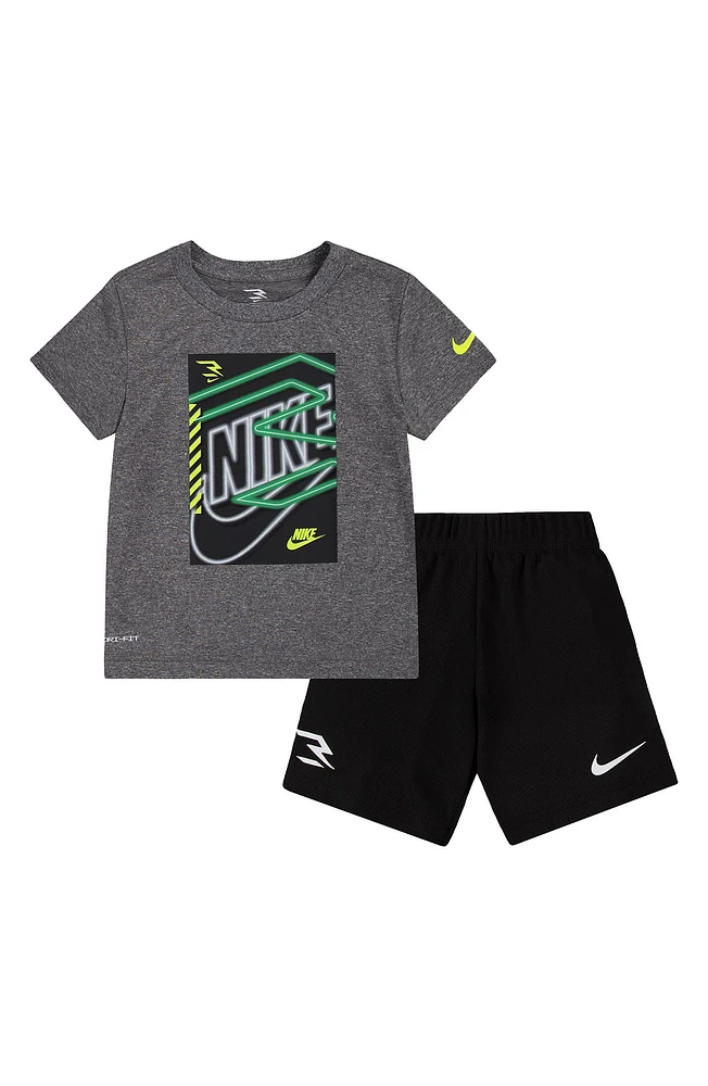 Kids' Go Time Short Sleeve Shirt & Mesh Shorts Set
