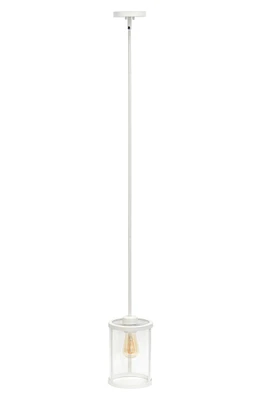 Glass Shade Pivoting Flush Mount Pendant Lamp