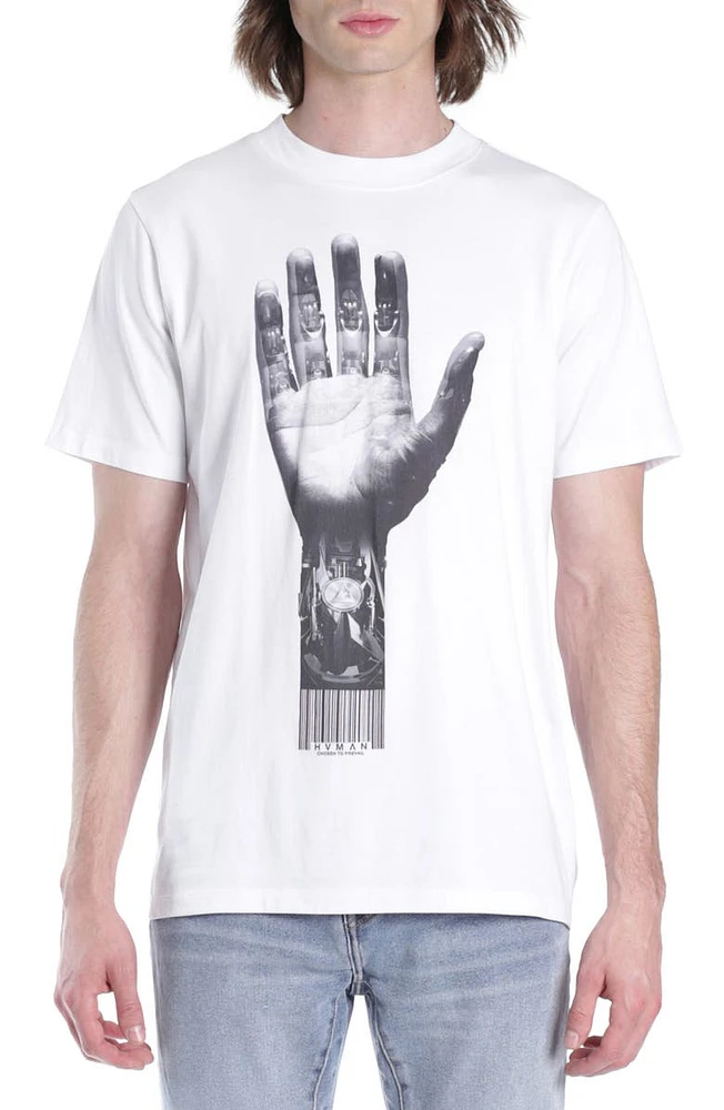 Triangle Hand Cotton Graphic Tee