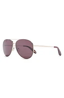 MAXAZRIA 60mm Overlay Aviator Sunglasses