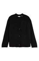 Boxy Wool & Cashmere Cardigan