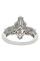 Marquise CZ Sterling Silver Ring