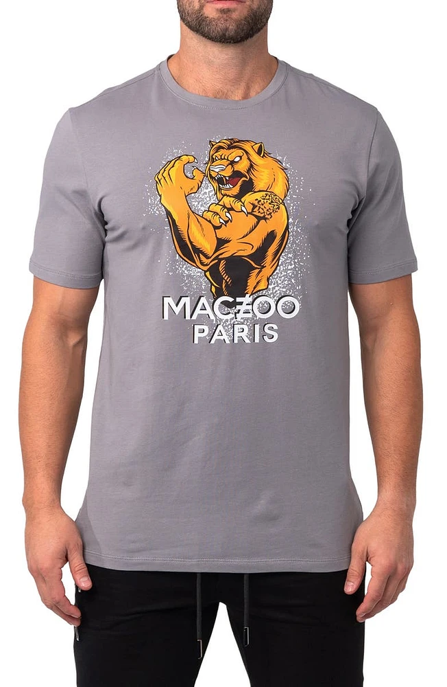 Power Lion Logo Graphic Tee