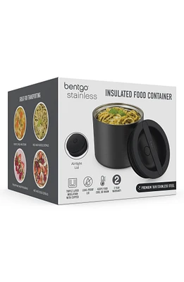 Stainless Steel Insulated Food Container - Carbon Black