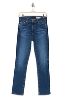Mari High Waist Ankle Slim Straight Leg Jeans