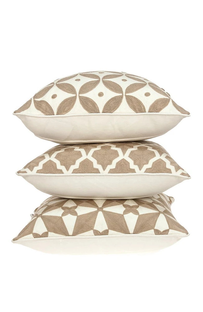 Canita Transitional Pillow - 20" x 20" - Beige