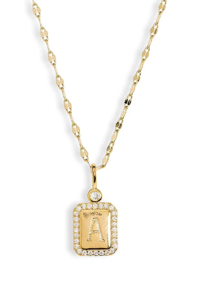 Initial Pendant Necklace
