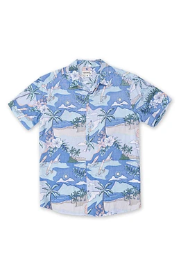Kids' Surfer Short Sleeve Button-Down Shirt