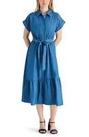 Short Sleeve Chambray Shirtdress