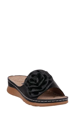 Honey Comfort Platform Slide Sandal