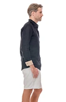 Linen Button-Up Shirt