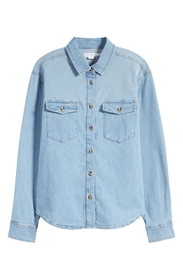 Denim Button-Up Shirt
