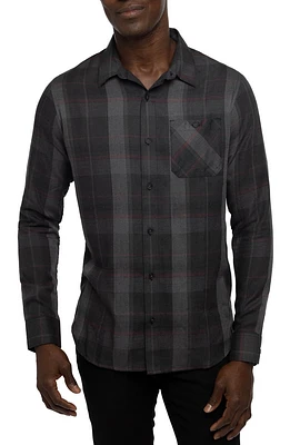 Prize Money Plaid Button-Up Shirt